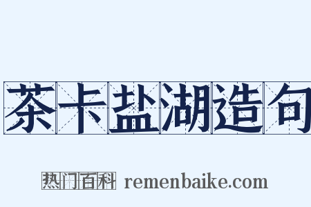 茶卡盐湖造句是什么意思的图片